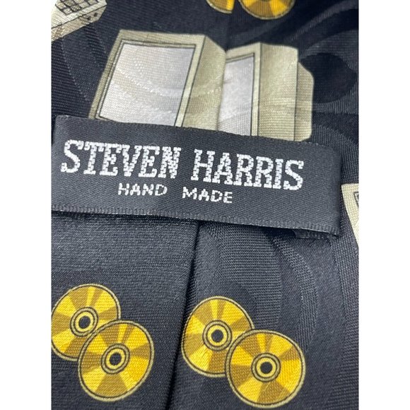 Steven Harris Desktop Computer CD Rom Tech Techy Geek Necktie Neck Tie 56" - Picture 6 of 10